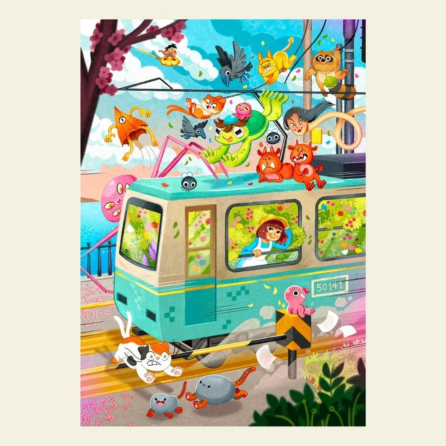 Treno Per Kamakura - Puzzle 500 pezzi | Japan Tour